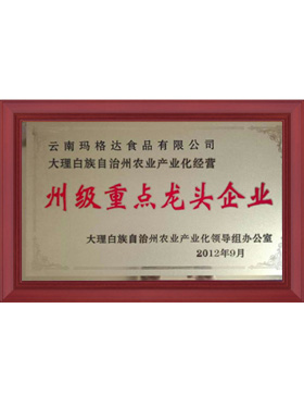 州級重點龍頭企業(yè)